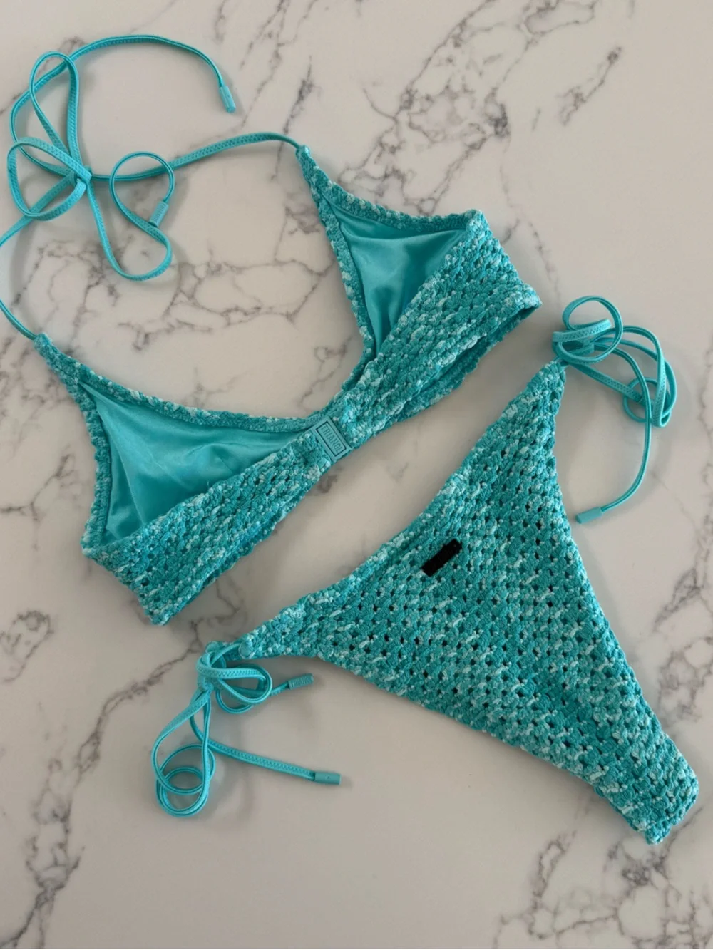 Triangl Swimwear Cora Bikini SET - Tiel Blue - Size M/L